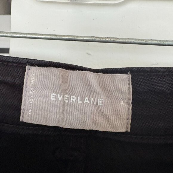 Everlane The Straight-Leg Crop Size 4 Black - Picture 4 of 6